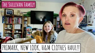 PRIMARK, NEXT, NEW LOOK, H&M CLOTHES HAUL | INVERNESS SHOPPING TRIP | The Sullivan Family