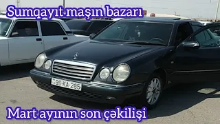 Sumqayit masin bazari - Mart ayinin son cekilisi / full cekilis  masinlarin qiymetleri @MemmedzadeMayil