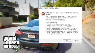 FIX Error SCRIPT HOOK V CRITICAL ERROR On Steam  Game | Downgrade GTA 5 Game Version Super Fast