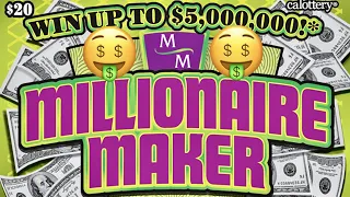 🤑 NEW ❇️ Millionaire Maker ❇️  WINS! CA Lottery Ticket Scratchers 🤑
