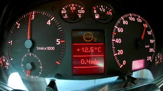 Audi A4 B5 1.9 TDI 110hp AFN acceleration 0-100 km/h