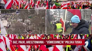 Gaz, pałki, aresztowania - "uśmiechnięta" Polska Donalda Tuska | TV Republika