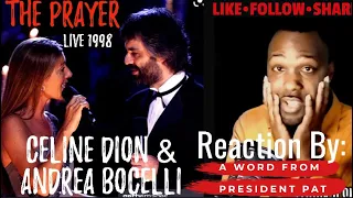 Celine Dion & Andrea Bocelli -The Prayer (Grammy's ) - REACTION VIDEO