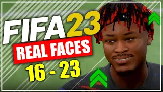 FIFA 23 - Wonderkids with New Real Faces (16 -23 years old) 🙇‍♂️  - Career Mode