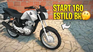 BUSQUEI UMA START 160 E VOU MONTAR ESTILO BH 🙅🏽‍♂️ GTA SA VIDA REAL