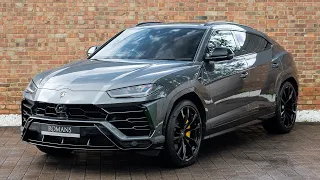 2019 Lamborghini Urus - Grigio Lynx - Walkaround, Interior & Exhaust Sound - High Quality