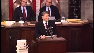 President Reagan's State of the Union Address to Congress and the Nation on January 25, 1988