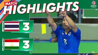 HIGHLIGHT! (Thailand) (3) Vs (3) (Tajikistan) | AFC FUTSAL ASIAN CUP 2024