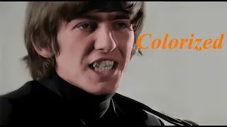 The Beatles - I'm Happy Just To Dance With You (AHDN scene) [COLORIZED]