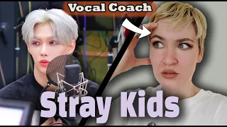 Vocal Coach Reacts to STRAY KIDS (스트레이 키즈) in the studio recording God's ddu-ddu-ddu (뚜두뚜두 - 스트)