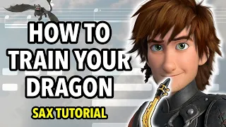 How to play the Flying Theme from How To Train Your Dragon | Saxplained