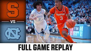 Syracuse vs. North Carolina Full Game Replay | 2023-24 ACC Men’s Basketball