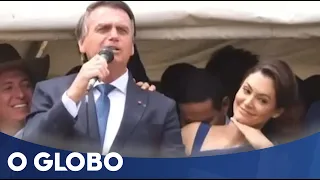 'Imbrochável': Bolsonaro compara 'primeiras-damas' em discurso machista no 7 de setembro