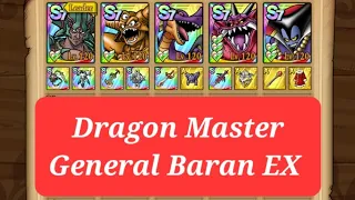 Dragon Master General Baran EX (strategy demo for perfect clear)(RNG)(Low awk) - Dragon Quest Tact