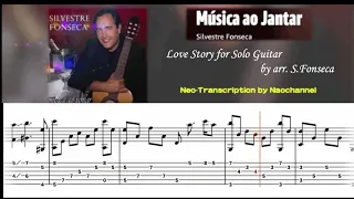 Love Story for Solo Guitar by arr. S.Fonseca（Neo-Transcription - Level ★☆☆）