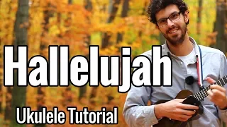 Hallelujah - Ukulele Tutorial With Picking Play Along