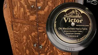 Gather The Kids For A Sing-A-Long: Old Macdonald Had A Farm by American Quartet (VV-XIV Phonograph)