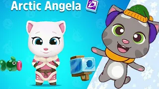 Talking Tom Splash Forces  Arctic Angela vs Roy Raccoon Gameplay