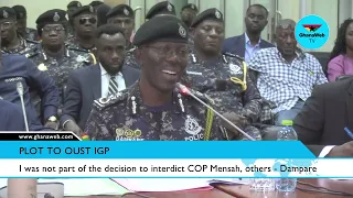 IGP confirms that he recused himself from Police Council meeting that interdicted 3 colleagues