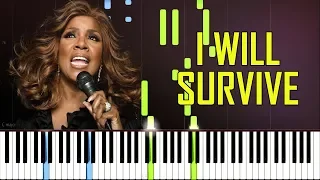 I Will Survive - Gloria Gaynor [Synthesia Piano Tutorial]