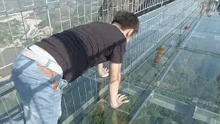 Brave Man's Bridge China's spectacular glass walkway