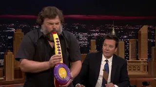 Jack Black plays the sax once again