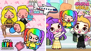 My Golden Hair Family Hates Me But The Avatar Family Loves Me | Toca Life Story | Toca Boca