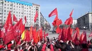 005 Митинг КПРФ против базы НАТО в Ульяновске 21.04.12 Начинается
