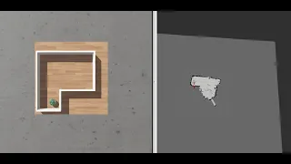 Autonomous Mapping with Webots and ROS2 in a Smaller Room