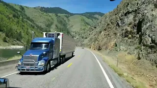 Trucking Through Idaho on Hwy 95.. White Bird Pass Hill Climb.. A Quote From Dr McCoy!!