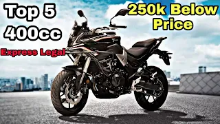 Top 5 Expressway Legal 400cc Motorbikes 250k Pesos Below Price