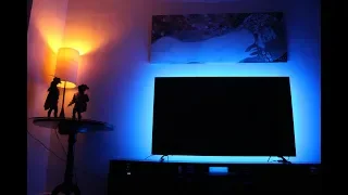 How to install LED light strips behind TV (USB LED STRIP FOR TV)