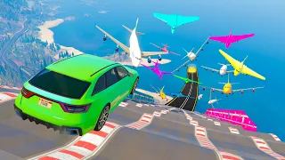 MEGA RAMPA TODOS CONTRA MI! DESPUES DE TANTO TIEMPO!! - CARRERA GTA 5 Online