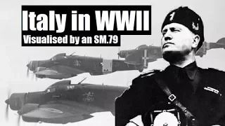 A Visualization of Italy In WWII (Presented by an SM.79)