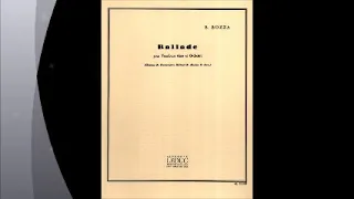 Eugène Bozza Ballade pour Trombone tenor et Piano Play Along
