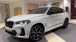 2022 BMW X4 M40 in Alpine White