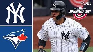 New York Yankees Vs. Toronto Blue Jays | Opening Day Highlights | 4/1/21