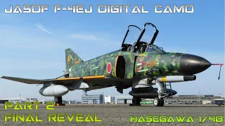 STEP BY STEP build Hasegawa 1/48 F-4EJ Digital Camo Part 2 (Decals and Final Reveal)