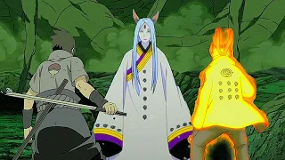 Naruto y Sasuke Contra Kaguya Otsutsuki Mientras El Mundo Está Dormido Dentro De Tsukuyomi Infinito