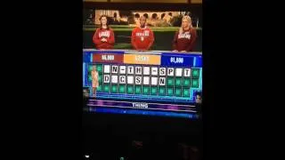 Wheel of Fortune.. On the spot dice spin.