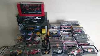 Year 2 - My entire Formula-1 diecast / resin model car collection 1:43 / 1:18 scale