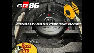 22+ Toyota GR86/BRZ BASE. Install Overview: Factory Radio + JBL Basspro subwoofer