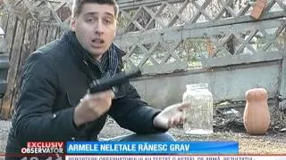 Armele de tip airsoft rănesc grav