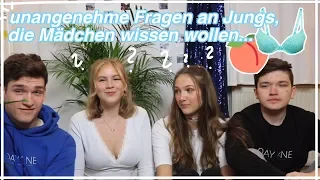 unangenehme Fragen an Jungs, die Mädchen gerne wissen wollen..