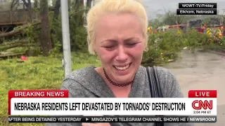 Elisa Raffa - CNN - Tornado Coverage - Omaha Outbreak 4-27-24