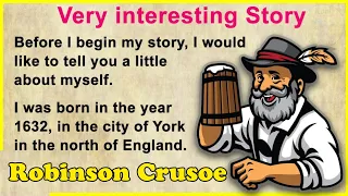 Robinson Crusoe Audiobook _ Learn English Through story 🥀 Audiobook with subtitles. Learn English