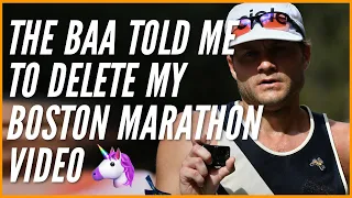 The BAA told me to delete my Boston Marathon 2021 Video | Not Another Running Vlog Ep7