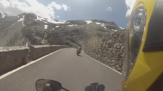 Raw Onboard - Moto Guzzi V7 Stone - Stelvio pass - July 2019