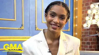 Yara Shahidi plays Ask Me Anything backstage at 'GMA' l GMA