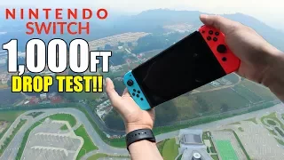 Nintendo Switch Drop Test from 1000 Feet!! | Durability REVIEW